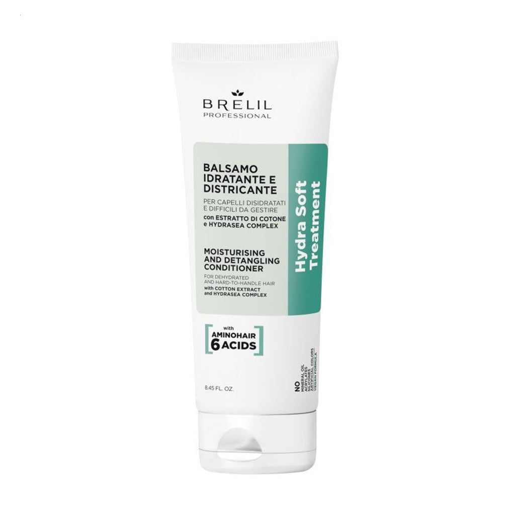 Зволожувальний кондиціонер для волосся Brelil Hydra Soft Treatment Moisturising And Detangling Conditioner, 250 мл