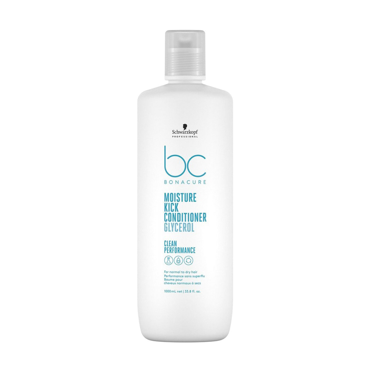 Зволожувальний кондиціонер Schwarzkopf Professional BC Bonacure Moisture Kick Conditioner Glycerol для нормального та сухого волосся, 1 л